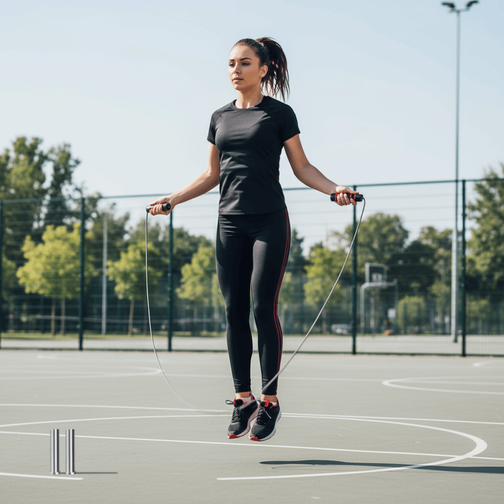 Jump Rope Speed Bearing - Регулируемая по длине скакалка с удобными