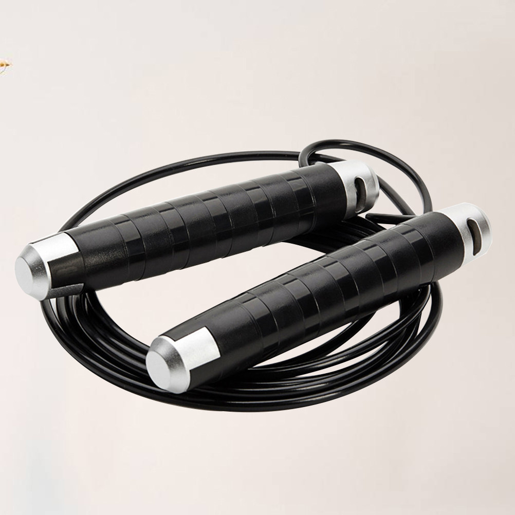 Черная стальная скакалка с под – обзор и цена Jump Rope Speed Bearing