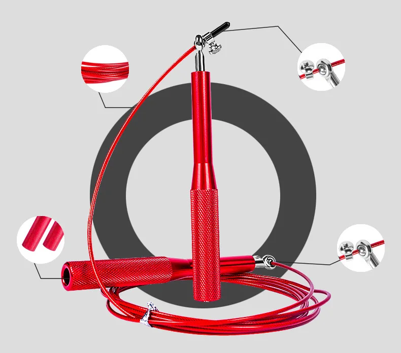 Скакалка для фитнеса из алюмин – обзор и цена Jump Rope Speed Bearing