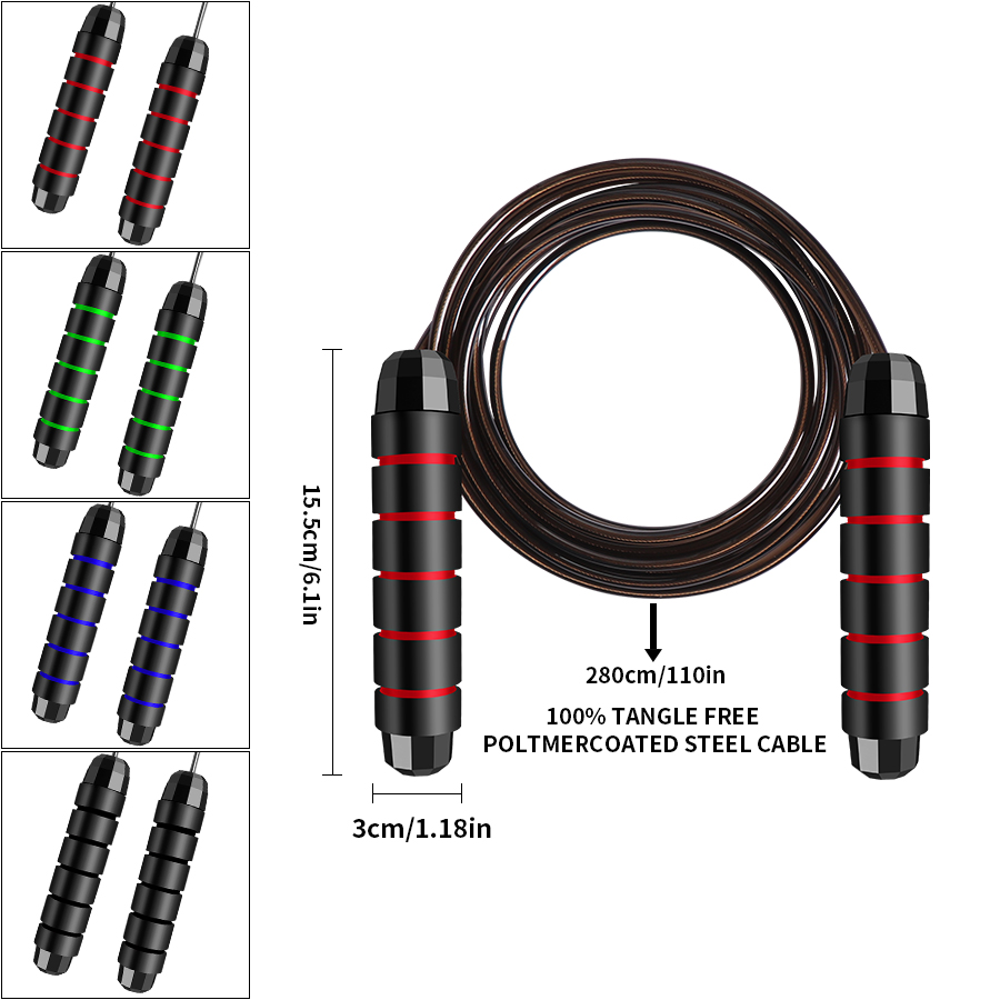 Регулируемая скакалка с быстро – обзор и цена Jump Rope Speed Bearing
