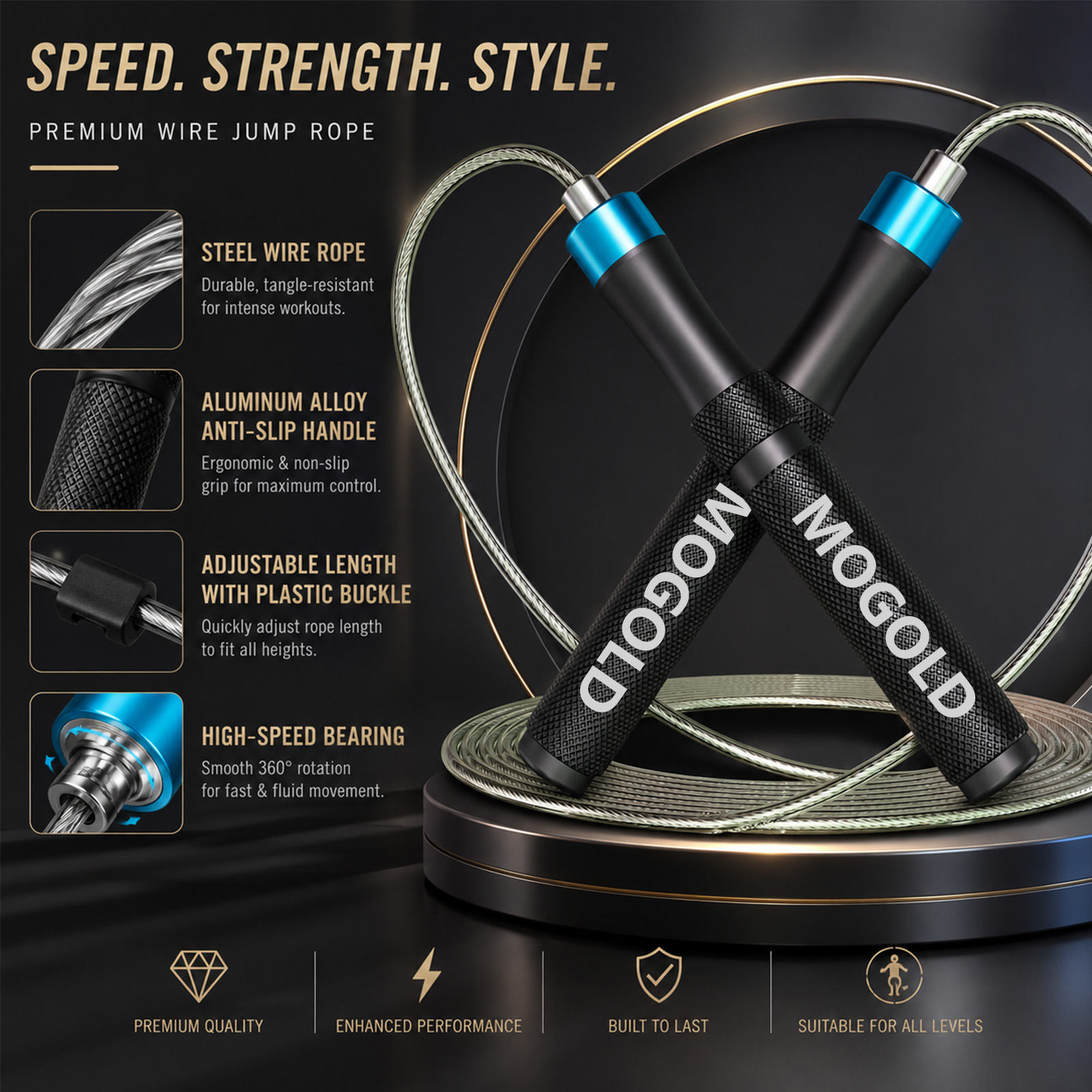 Профессиональная скоростная ск – обзор и цена Jump Rope Speed Bearing