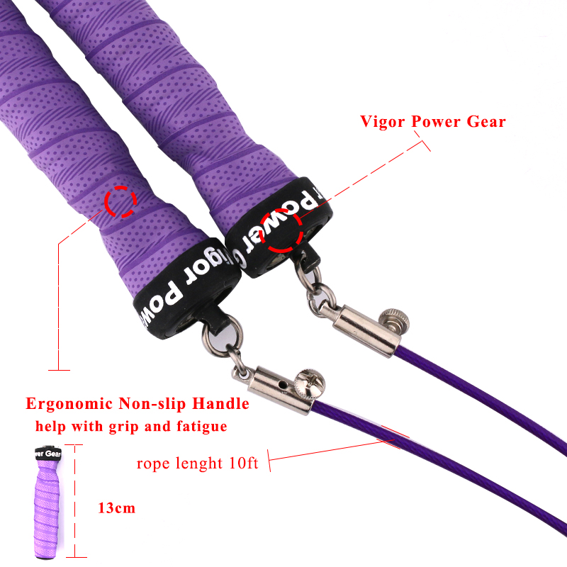 Регулируемый кабель Vigor Powe – обзор и цена Jump Rope Speed Bearing